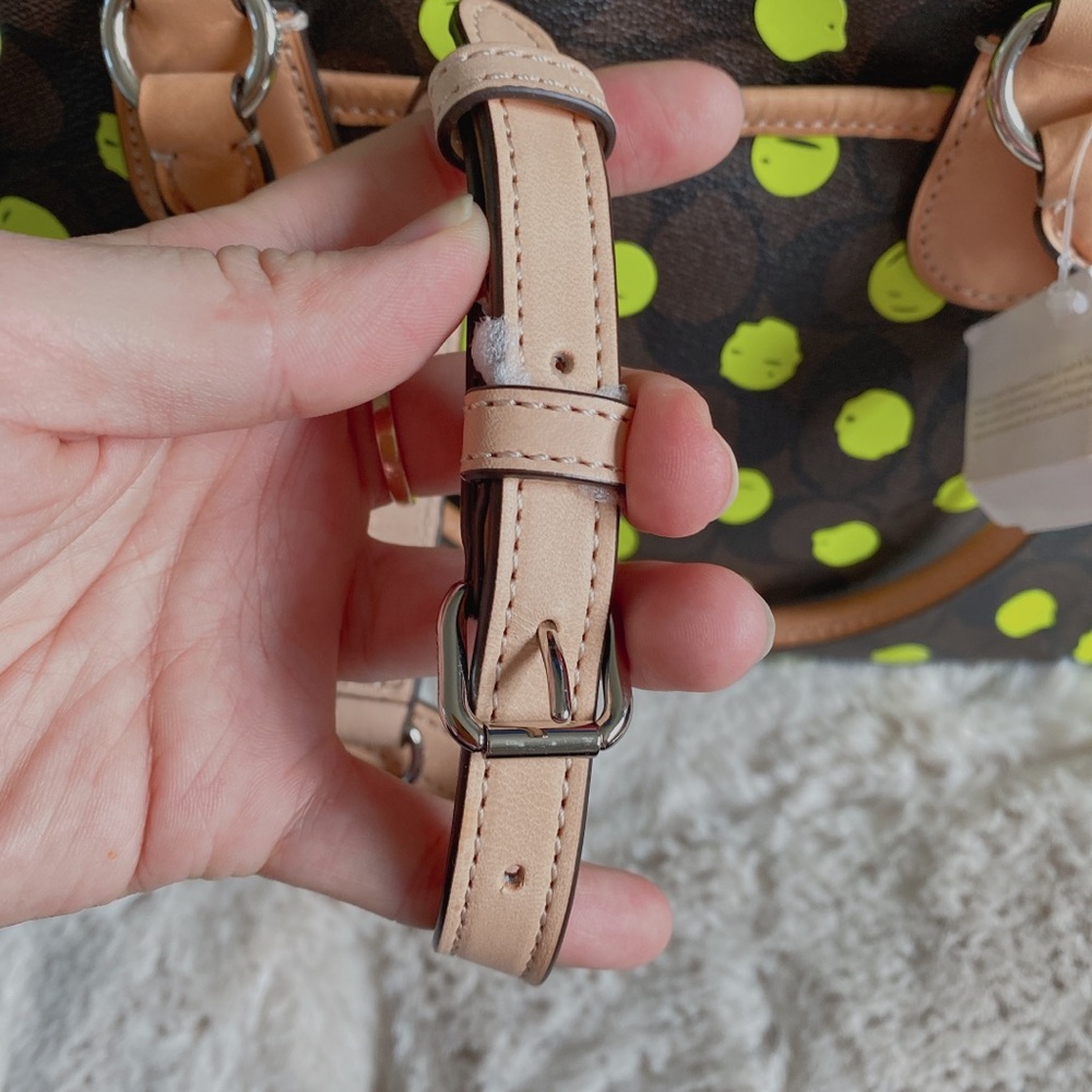 NWT Coach green dot crossbody - Picture 8 of 12